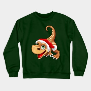 Dinosaur Baby Cute Santa Claus Crewneck Sweatshirt